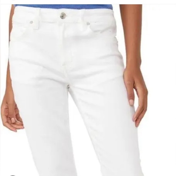 Free People  We the Free Carmen Hi waist optic white jeans.NWOT - Picture 4 of 7